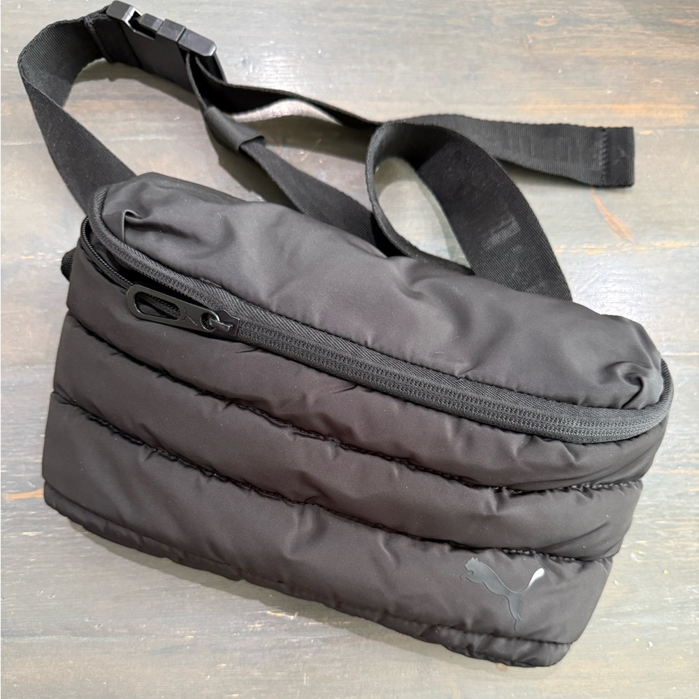 Puma puffer belt bag.